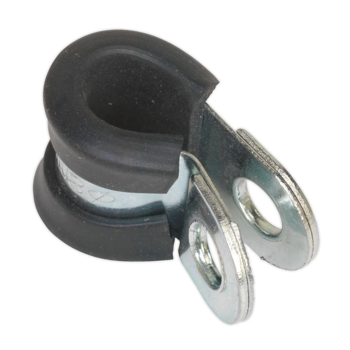 Sealey P Clip 25 Pieces Rubber Lined 8mm Zinc Plated Hose Pipe Clamp PCJ8