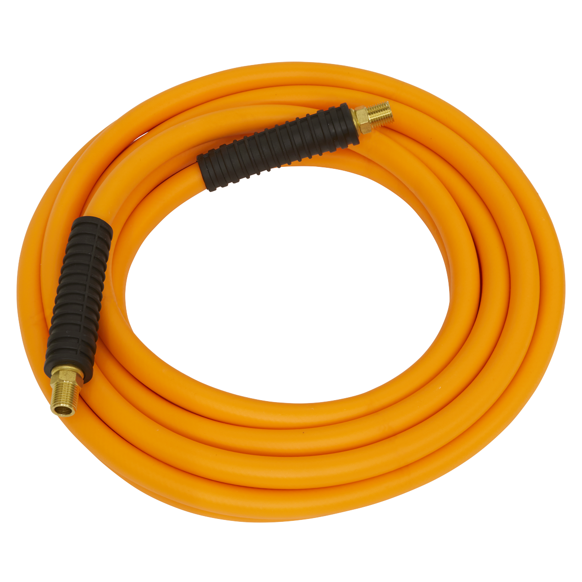 Sealey 20m x Ø8mm High-Visibility Hybrid Air Hose With 1/4" BSP Unions AHHC20