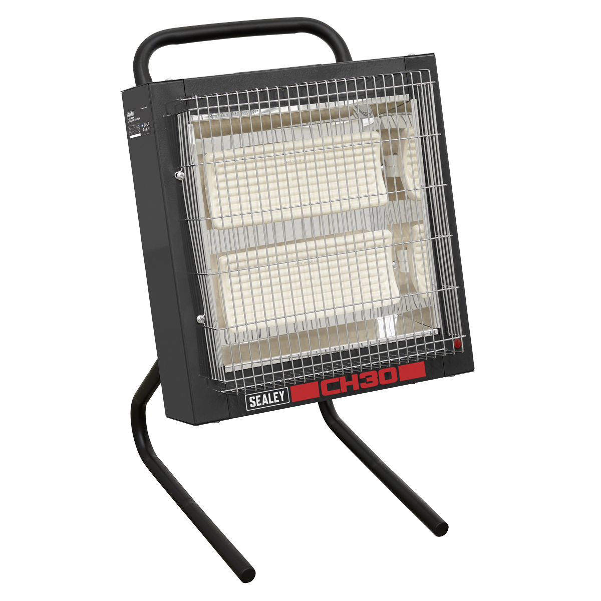 Sealey Ceramic Heater 1.4/2.8kW 230V Programmable Control Panel LED Display CH30
