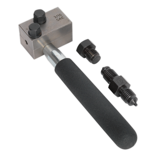 Sealey On-Vehicle Micro Brake Pipe Flaring Tool 3/16" SAE Lightweight Body PFT12