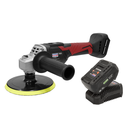 Sealey 20V 4Ah SV20 Series Ø150mm Cordless Rotary Polisher Kit CP20VRPKIT