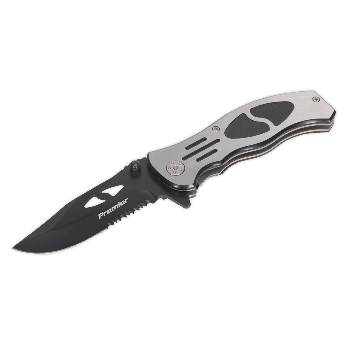 Sealey Pocket Knife Locking Large Stainless Steel Blade Hardened Tempered PK3