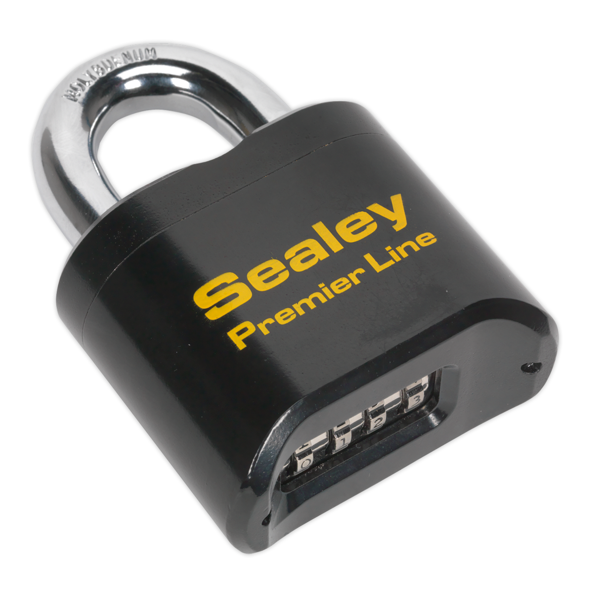 Sealey Steel Body Combination Versatile Keyless Padlock 62mm Heavy Duty PL603