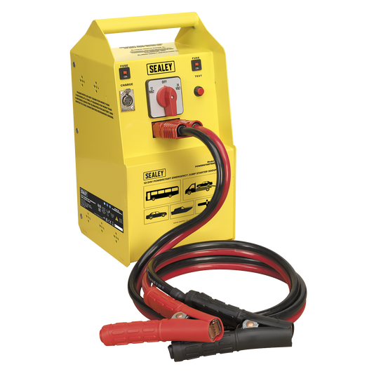 Sealey PowerStart Emergency Power Pack 500HP Start 12V 24V POWERSTART500