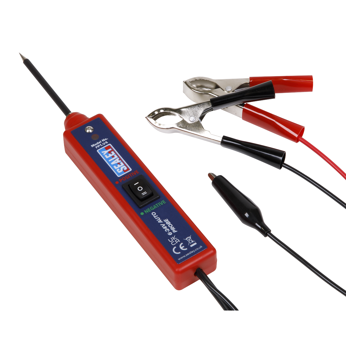 Sealey Circuit Electrical Tester Auto Probe 6-24V With 4.5 Meters Cable PP1