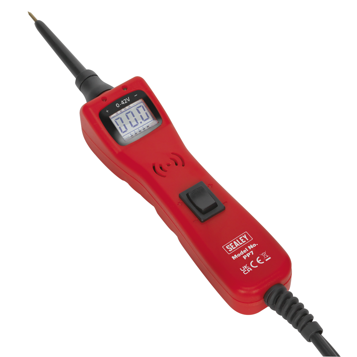 Sealey Auto Probe With High-Contrast LCD Display 4.6m Lead - 12V-42V PP7