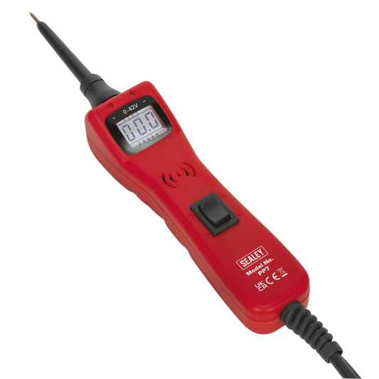 Sealey Auto Probe With High-Contrast LCD Display 4.6m Lead - 12V-42V PP7