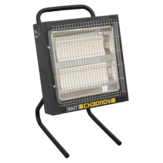 Sealey Ceramic Heater 1.2/2.4kW - 110V Portable With Thermostat Control CH30110V