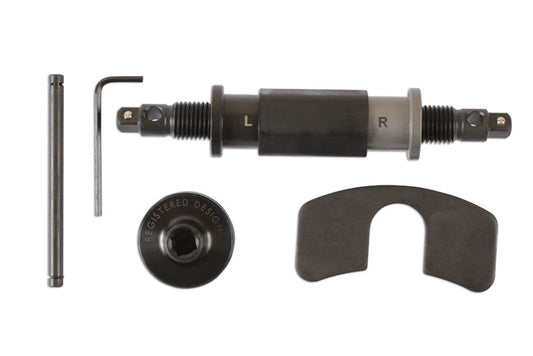 LASER 5668 Brake Caliper Rewind Tool Steel 3/8" Drive For Left & Right Pistons