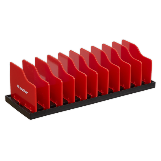 Sealey Pliers Rack With Adjustable Rigid Dividers ABS Plastic 250mm PR01