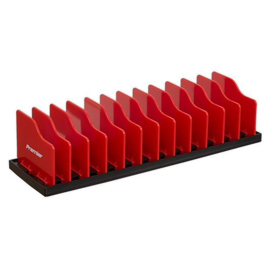 Sealey Pliers Rack With Adjustable Rigid Dividers ABS Plastic 300mm PR02