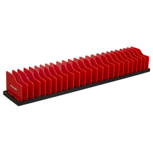 Sealey Pliers Rack With Adjustable Rigid Dividers 520mm ABS Plastic PR03