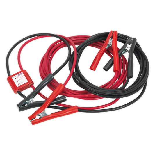 Sealey Booster Cables 7 Metres 450Amp 25mm² W/12/24V El. Protection PROJ/12/24