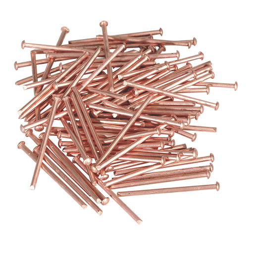 Sealey Stud Welding Nails Copper Coated Pins 2.5 x 50mm - Pack of 100 PS/0002