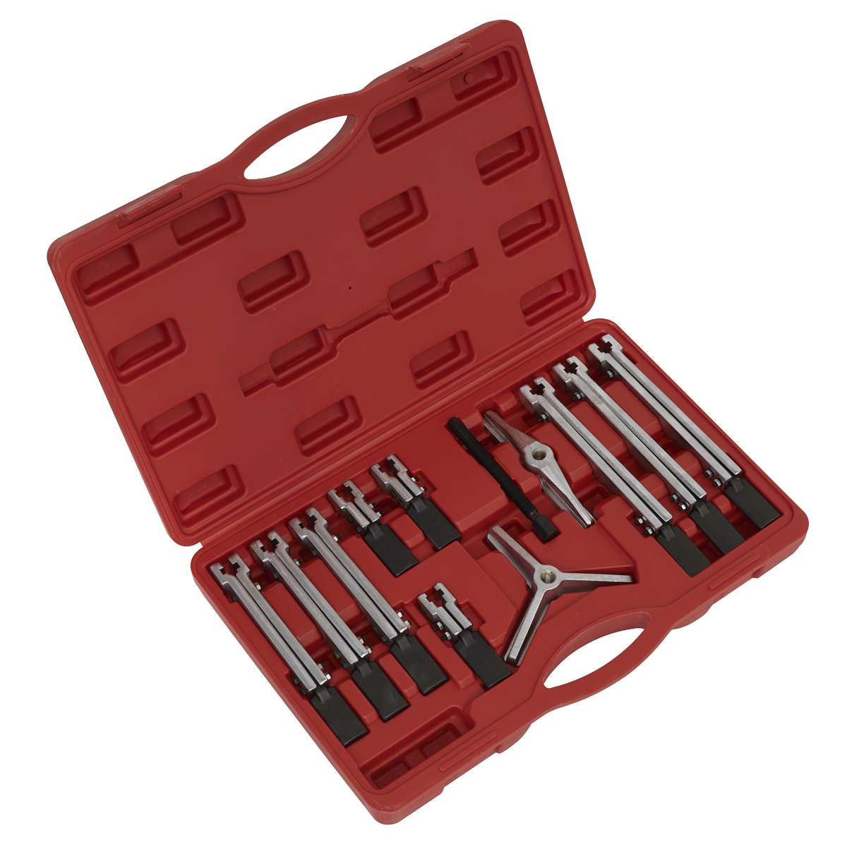 Sealey Bearing & Gear Puller Set With Reversible Legs 35-130mm 12 Pieces PS900