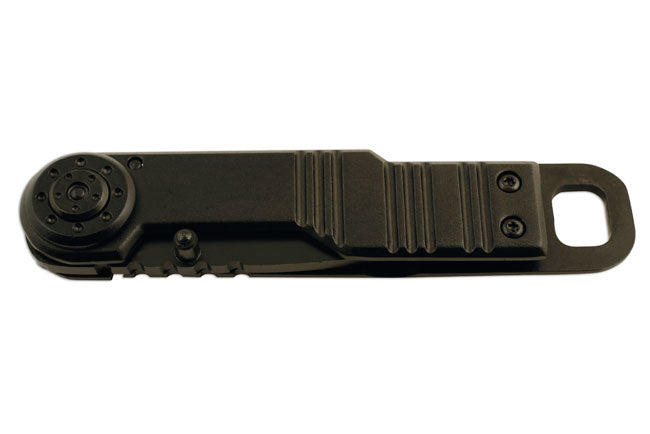 LASER 5676 Folding Pocket Knife Lockable Stainless Blade With Aluminium Handle