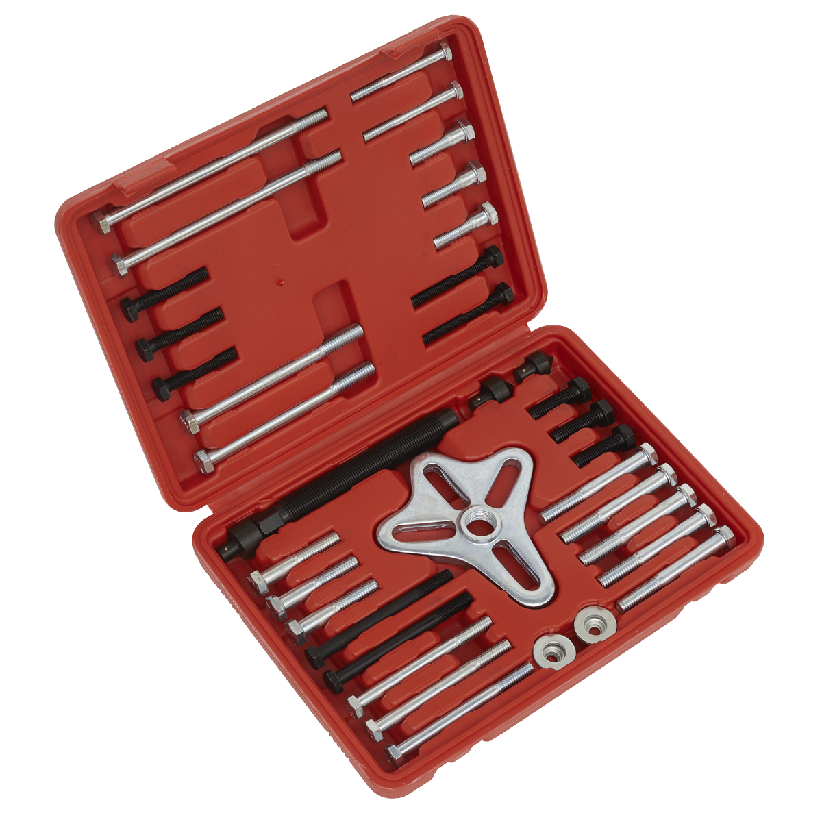 Sealey Harmonic Balance Puller Set For Extracting Flywheels & Pulleys 46pc PS979