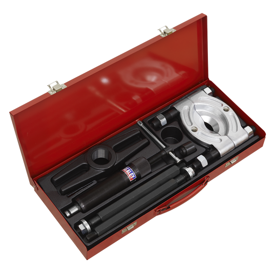 Sealey Bearing Separator Set 8 Pieces Hydraulic Ram 10T Bolt Extension Rod PS980