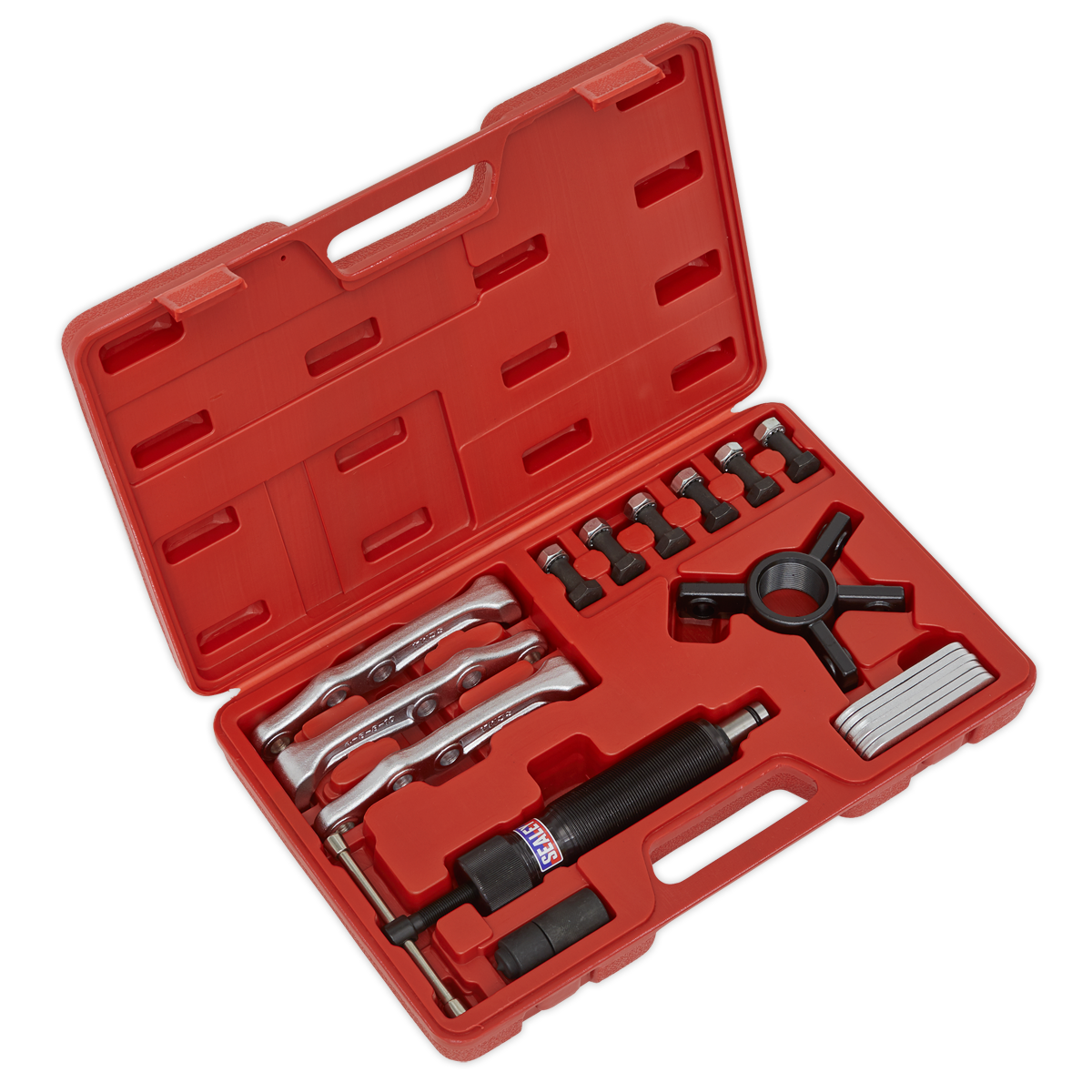 Sealey Hydraulic Puller Set Interchangeable Hydraulic Ram 19 Pieces PS981