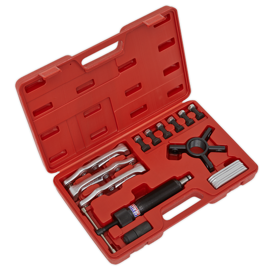 Sealey Hydraulic Puller Set Interchangeable Hydraulic Ram 19 Pieces PS981