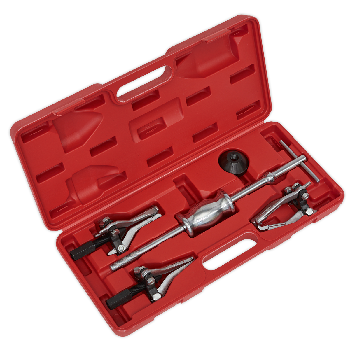 Sealey Slide Hammer Gear/Bearing Puller Set Chrome Vanadium Steel 5pc PS992
