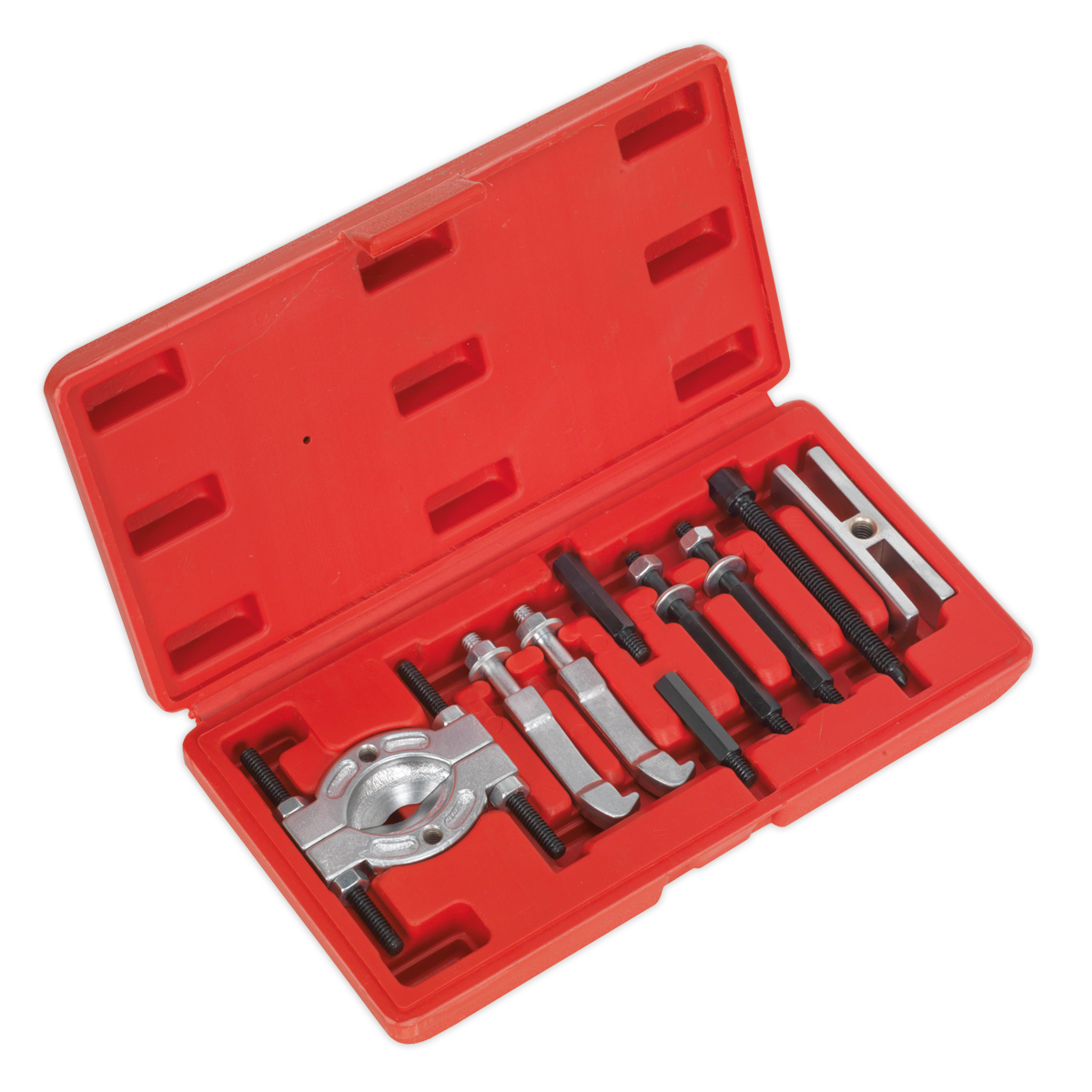 Sealey Mini Bearing Separator Set Spring Loaded & Drop-Forged Legs 9 Pcs PS996