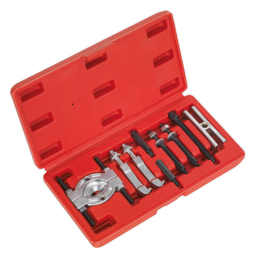 Sealey Mini Bearing Separator Set Spring Loaded & Drop-Forged Legs 9 Pcs PS996