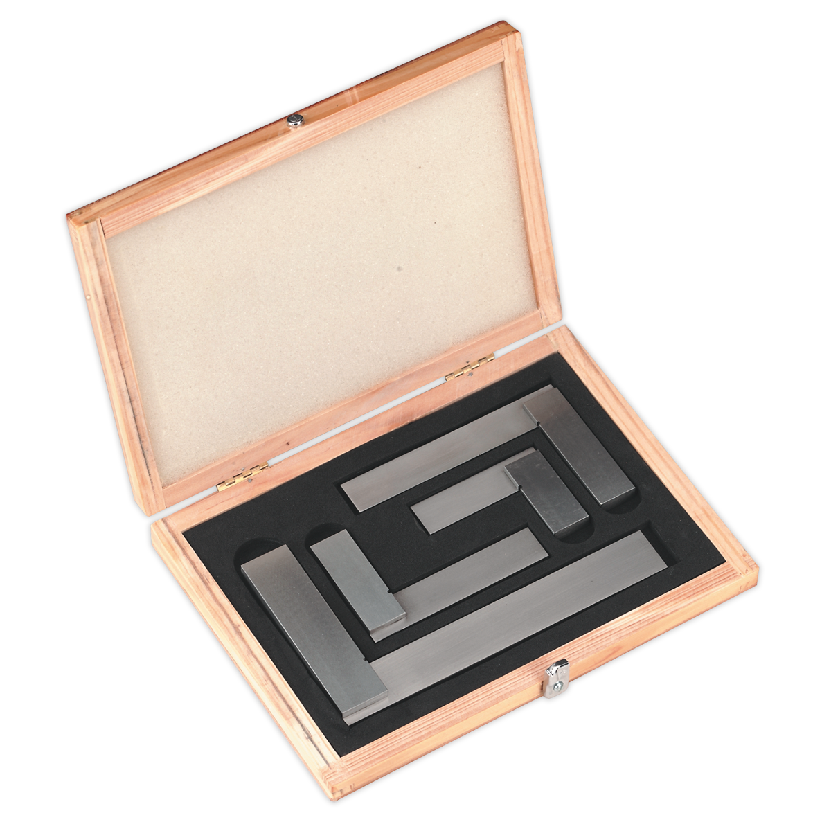 Sealey Precision Steel Square Set Solid Steel Construction 4pc BS 939(B) AK11000