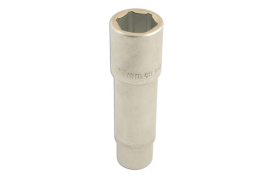 LASER 5686 Socket Wrench Insert 1/2" Drive 27mm Spanner Chrome Vanadium Steel