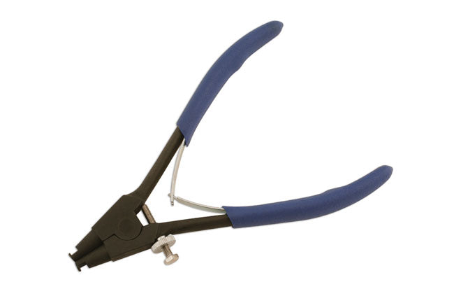 LASER 5695 Exterior Mirror Pliers SWith Removal Steel Toothed Jaw Opening Spring