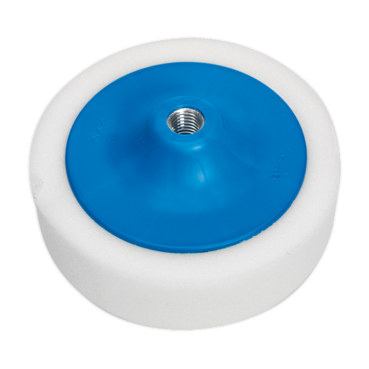 Sealey Buffing Polishing Foam Head 150 50mm 5/8" UNC White/Dense PTC/CH/5/8-W