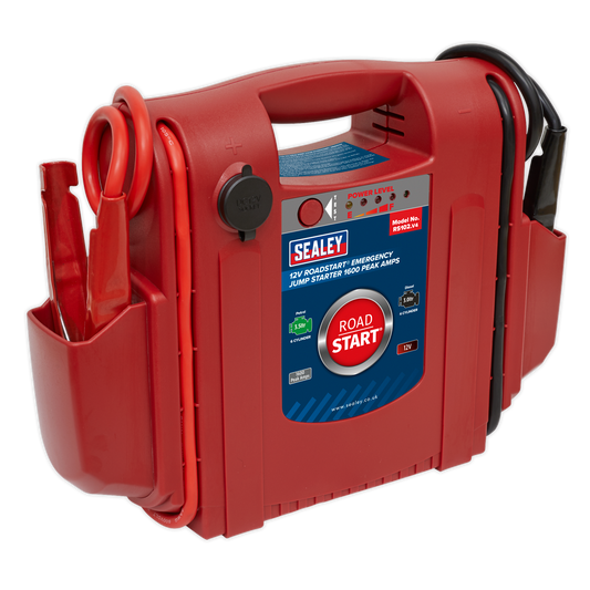 Sealey 1600A 12V RoadStart Emergency Jump Starter Battery Power Booster RS102