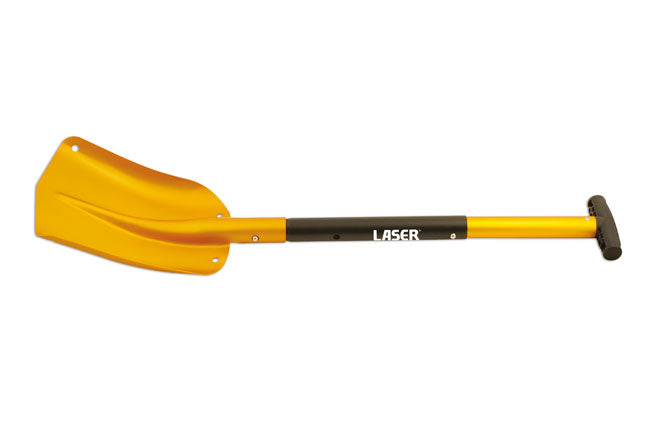 LASER 5702 Collapsible Snow Shovel With Aluminium Shaft & Curved Blade