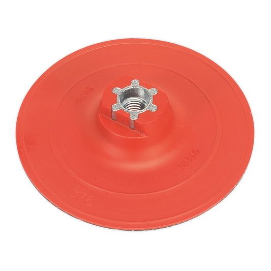 Sealey Ø120mm Hook-and-Loop Backing Pad For Power Tools M14 x 2mm PTCBPV3
