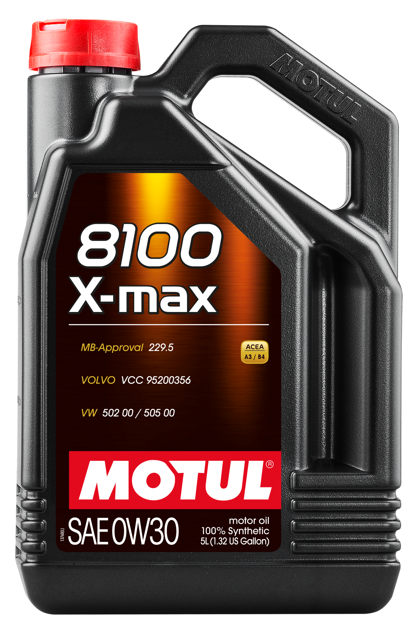 Motul 8100 X-MAX 0W30 5 Liter Auto Engine Oil 0W-30 Fully Synthetic 106571
