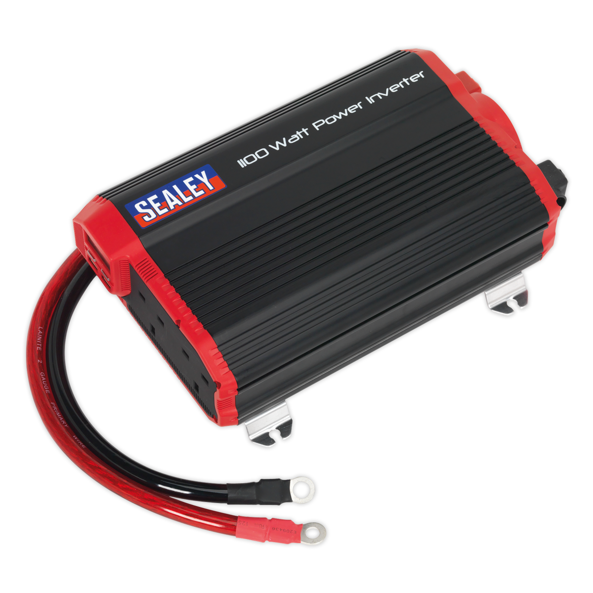 Sealey Power Inverter Modified Sine Wave 1100W 12V DC - 230V 50Hz PI1100