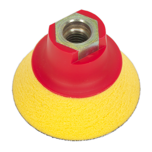 Sealey Hook & Loop Versatile Ultra Soft Backing Pad Ø75mm M14 x 2mm PTCBPV4S