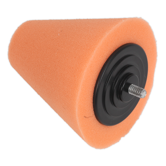 Sealey Buffing Polishing Foam Cone Orange/Firm Ø35-Ø84 x 82mm Size PTCCHC85O