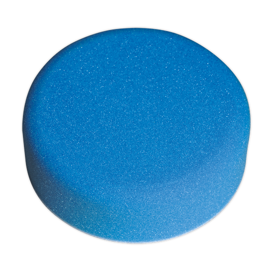 Sealey Buffing Polishing Foam Head Hook Loop 150 50mm Blue/Soft PTCCHV150B