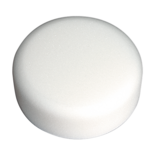 Sealey Buffing Polishing Foam Head Hook Loop 150 50mm White/Dense PTCCHV150W
