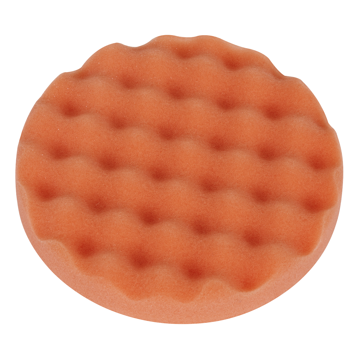 Sealey Buffing & Polishing Foam Head Hook & Loop 150 25mm Orange/Firm PTCCHW150O