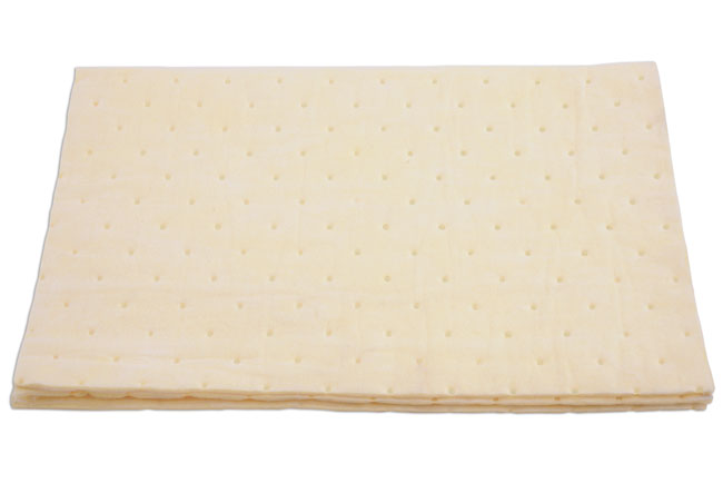 LASER 5712 Oil Absorption Pads Pack Of 10 500 x 400 mm Polypropylene Sheets