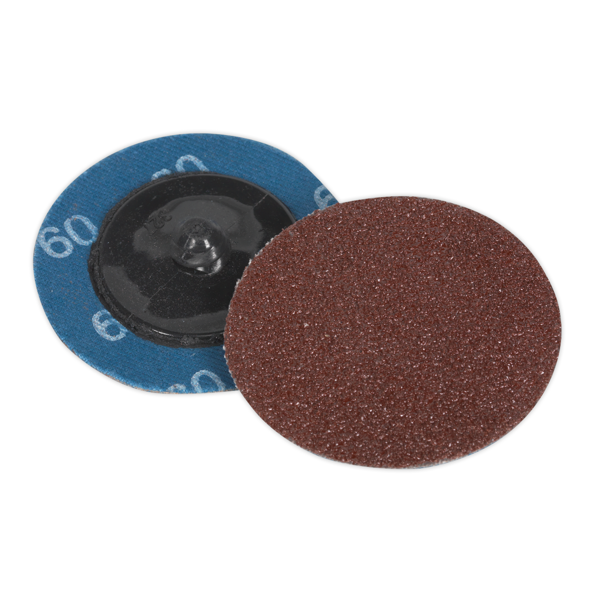 Sealey Quick Change Sanding Disc For Air Mini Sanders 50mm 60Grit 10pk PTCQC5060