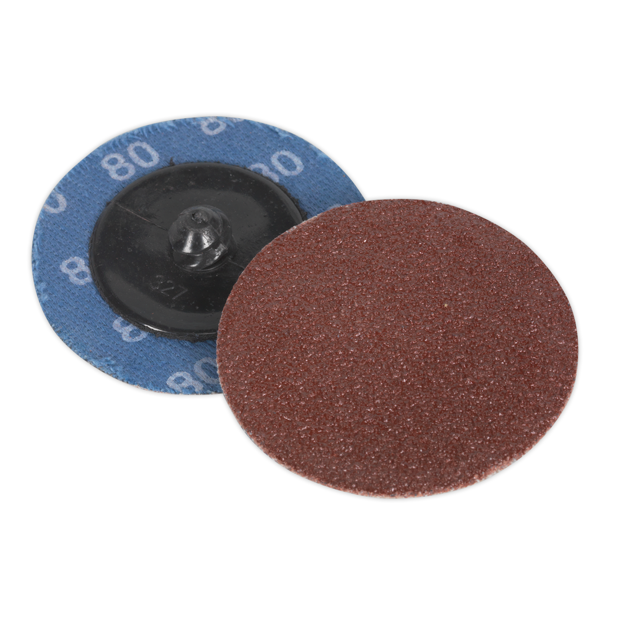Sealey Quick Change Sanding Disc For Air Mini Sanders 50mm 80Grit 10pk PTCQC5080