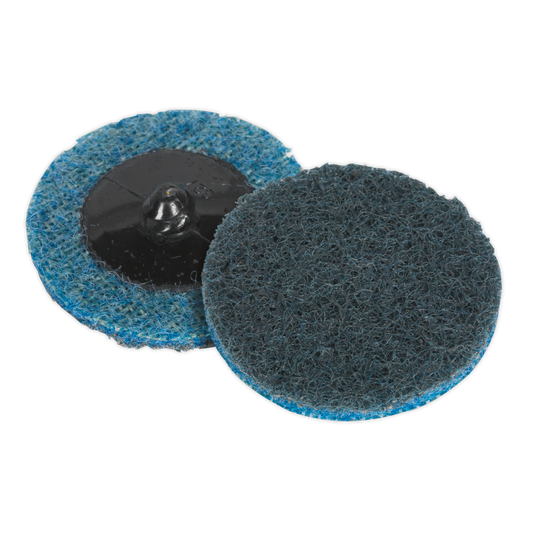Sealey Quick Change Preparation Pad Size Ø50mm Fine - Pack of 10 PTCQC50F