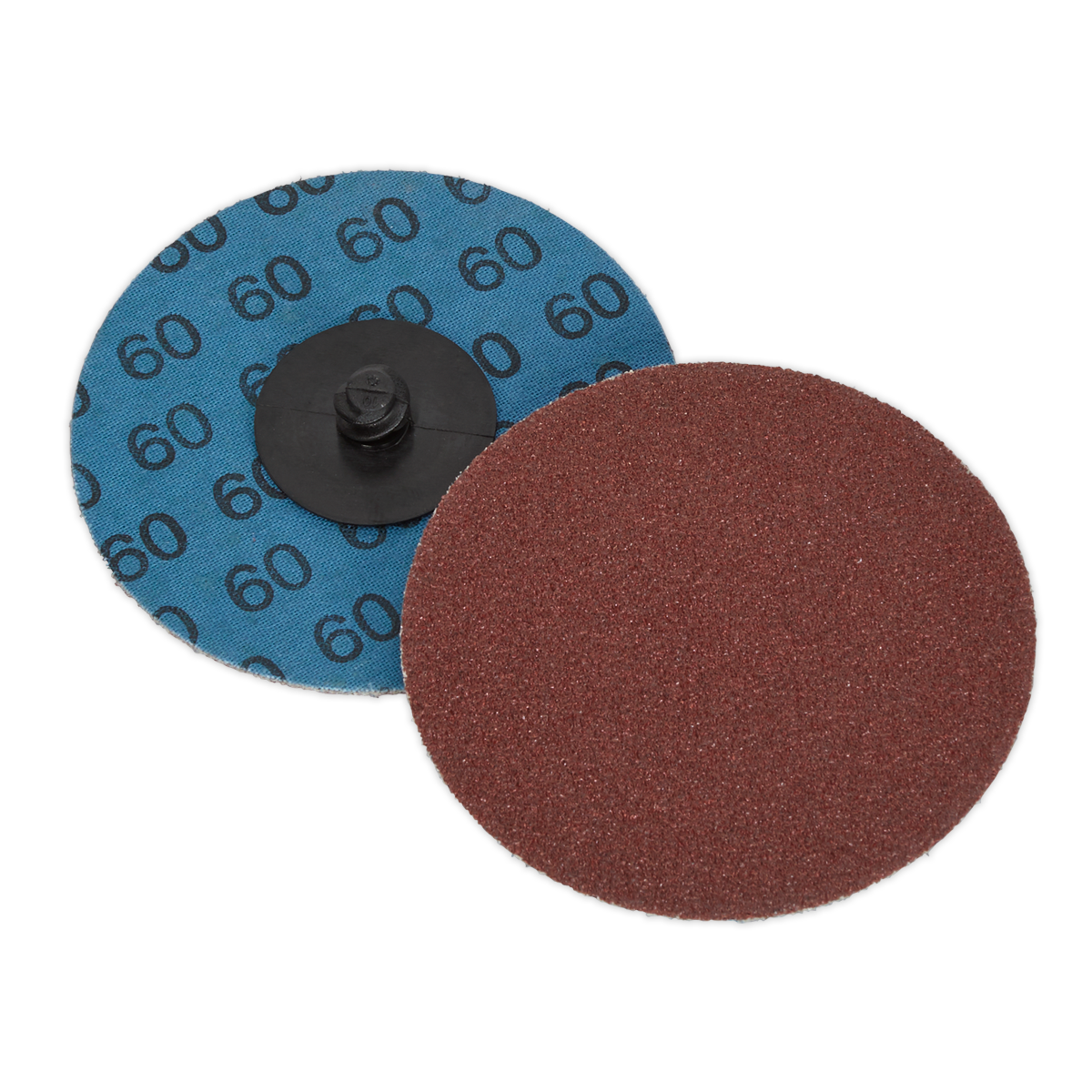 Sealey Quick Change Sanding Disc For Air Mini Sander Ø75mm 60 Grit x10 PTCQC7560