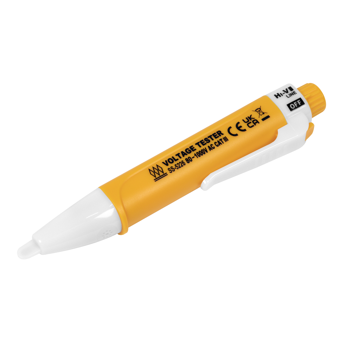 Sealey Premier Non Contact Voltage Detector 80-1000V Green LED 50-60Hz AK1998