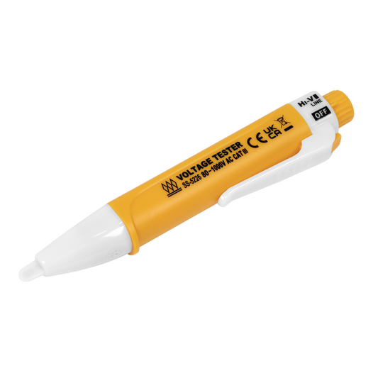 Sealey Premier Non Contact Voltage Detector 80-1000V Green LED 50-60Hz AK1998
