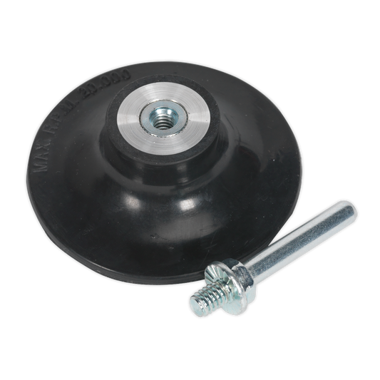 Sealey Quick Change Backing Pad For Air Mini Sanders Ø75mm 1/4" UNC PTCQCBP75