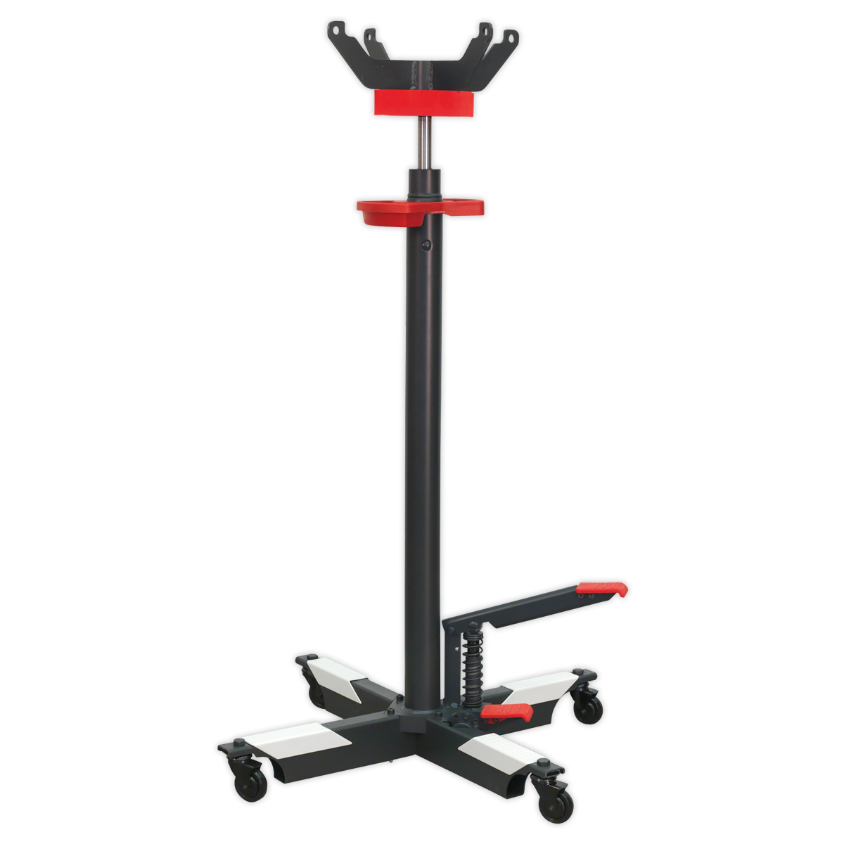 Sealey Premier Transmission Jack 0.3 Tonne Vertical With Nylon Wheels PTJ30